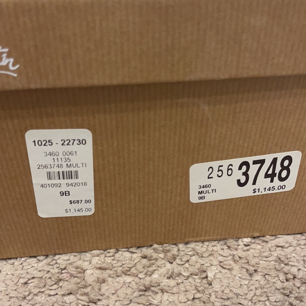 Color block Christian louboutins, worn twice! I’m very good condition. - Picture 7 of 12